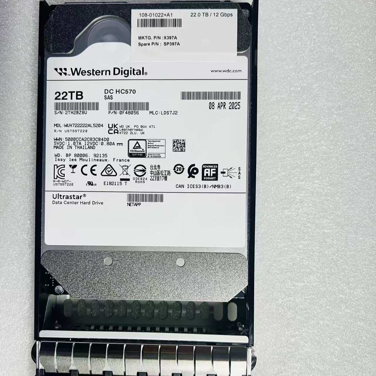 NETAPP DS212C 22TB Storage Array 2U Rack Mounted