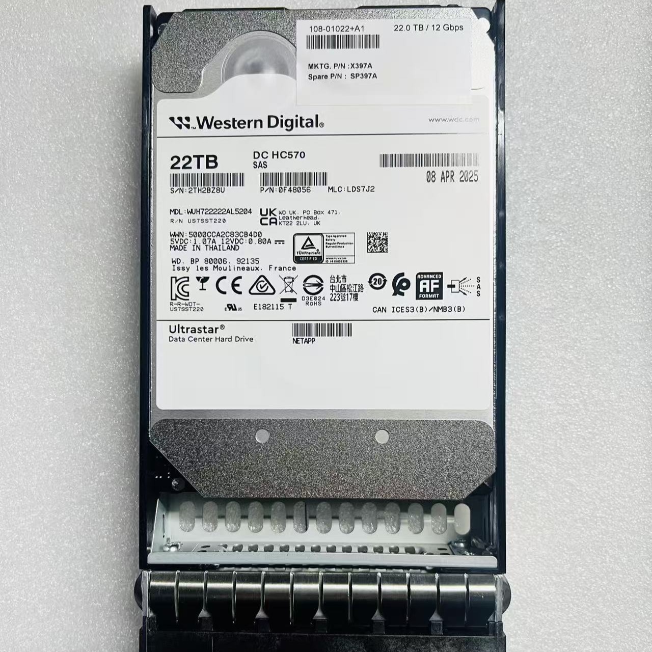 NETAPP DS212C 22TB Storage Array 2U Rack Mounted